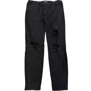 Wild Fable Black Distressed High-Rise Skinny Jeans 14